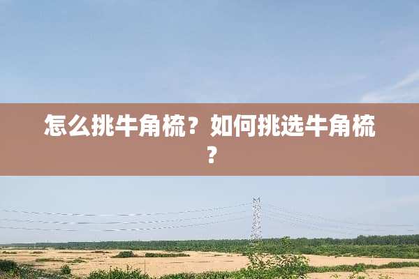 怎么挑牛角梳？如何挑选牛角梳？