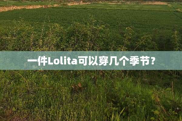 一件Lolita可以穿几个季节？