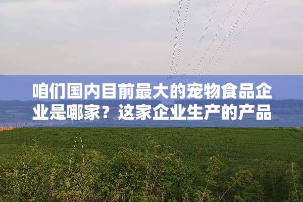 咱们国内目前最大的宠物食品企业是哪家？这家企业生产的产品是什么牌子？