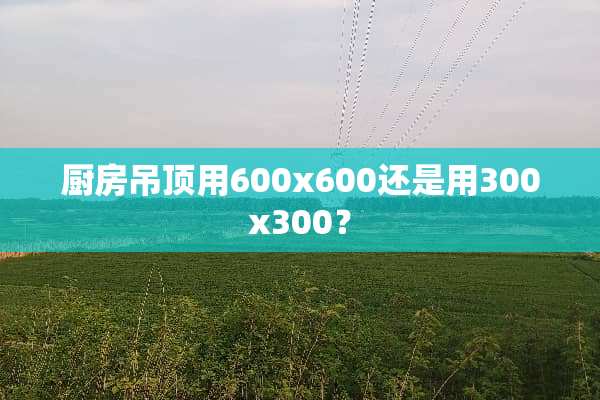厨房吊顶用600x600还是用300x300？