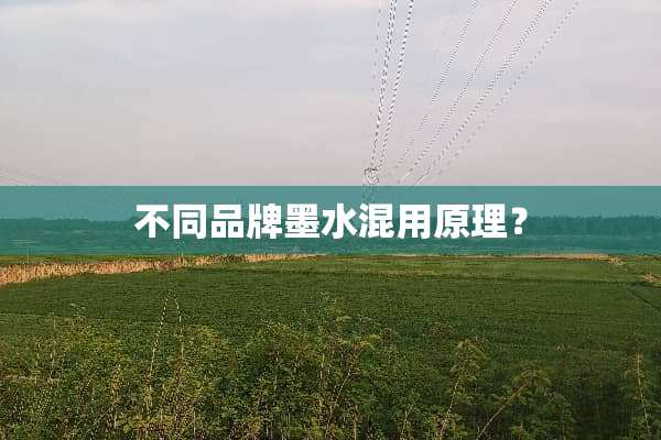 不同品牌墨水混用原理？