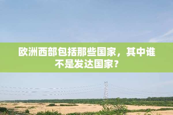 欧洲西部包括那些国家，其中谁不是发达国家？