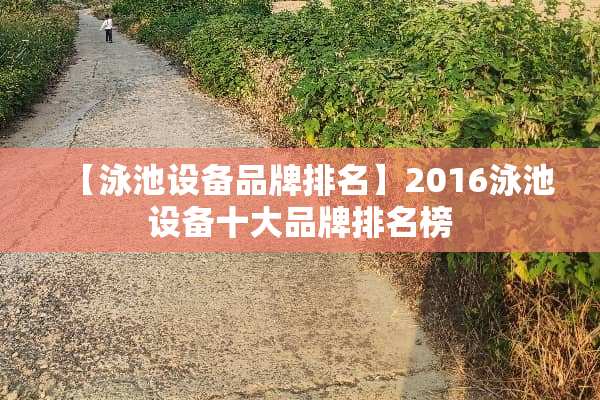 【泳池设备品牌排名】2016泳池设备十大品牌排名榜