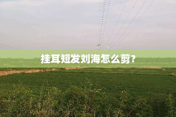挂耳短发刘海怎么剪？
